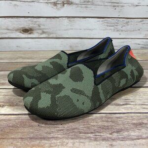 Rothy's Round Toe Knit Ballet Flats Slip On Girls Youth Size 4 (K4) CAMOUFLAGE